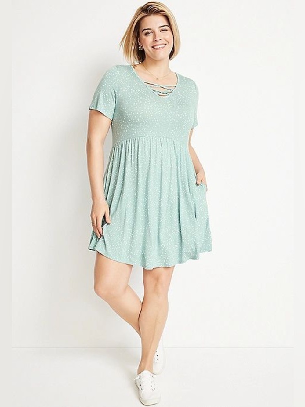 Maurice’s Short Sleeve Mint Dress